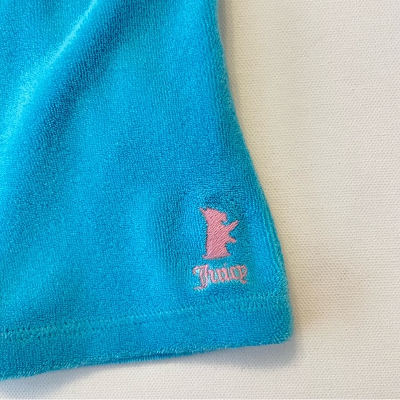 Juicy Couture Baby Girl Terry Pants Blue 12 Months - Picture 2 of 4